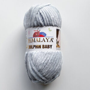 Himalaya Dolphin Baby Chenille Wolle Kuschelwolle in Nebelgrau