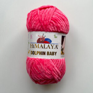 Himalaya Dolphin Baby Chenille Wolle Kuschelwolle in strahlendem Pink